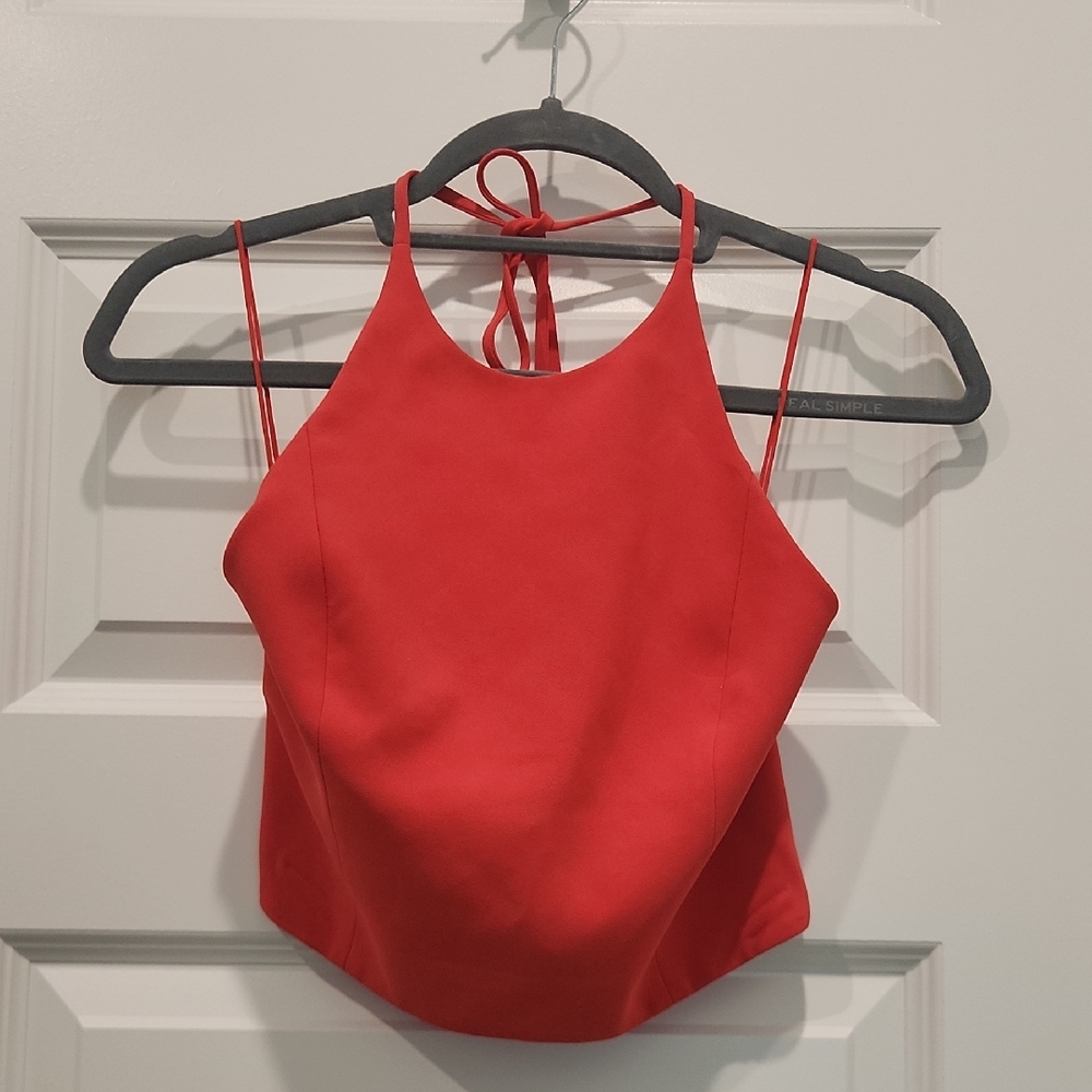 Red Halter Top